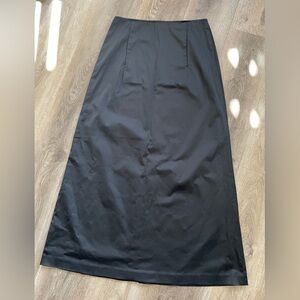 Express Y2K Vintage Black Long Maxi Skirt Goth Minimalist Size Small 6
